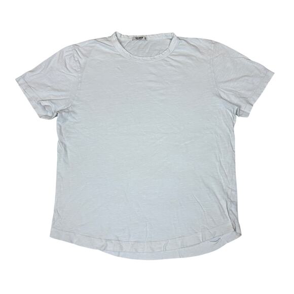 Buck Mason Curved Hem Slub Cotton Short Sleeve T Shirt Men's M Quiet Luxury - Picture 1 of 10